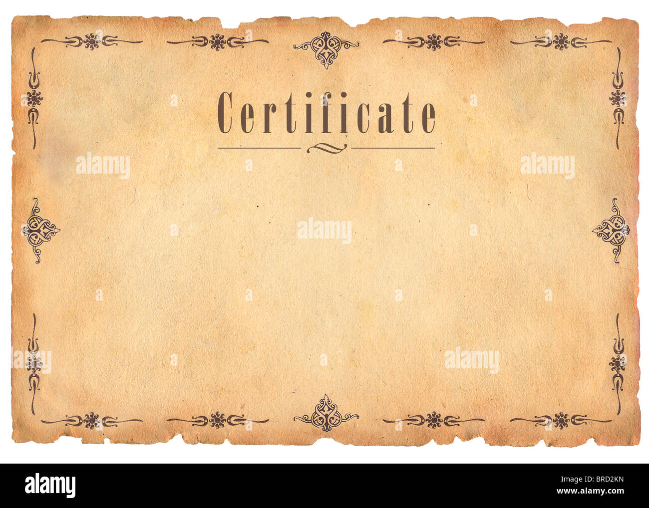 Certificate background Stock Photo