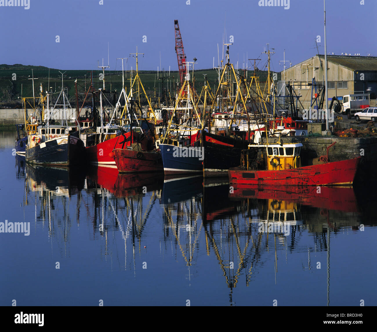 Ardglass, Co Down, Ireland; Fishing Harbour Stock Photo Alamy