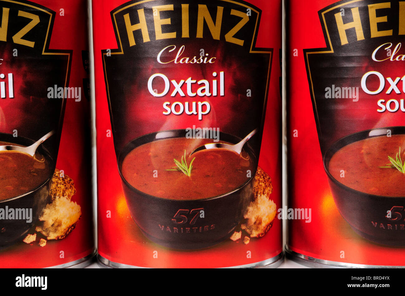 Heinz Oxtail Soup. Stock Photo