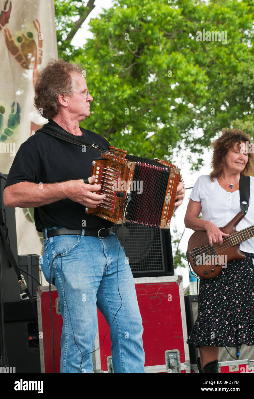 Jesse lege playing cajun accordion musician hi-res stock photography and  images - Alamy