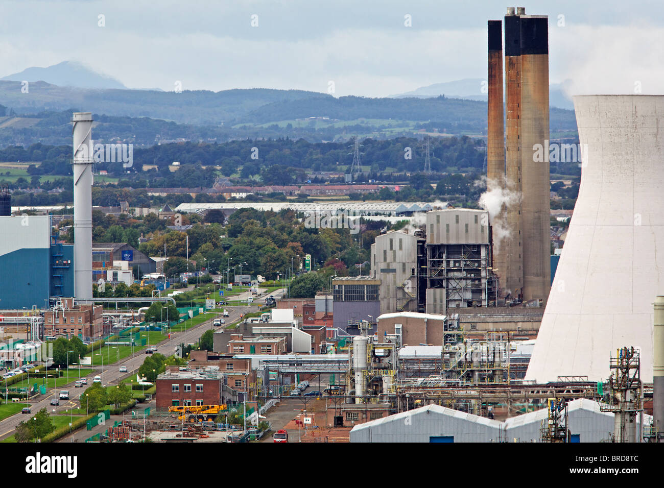 Ineos Grangemouth refinery, Scotland Stock Photo