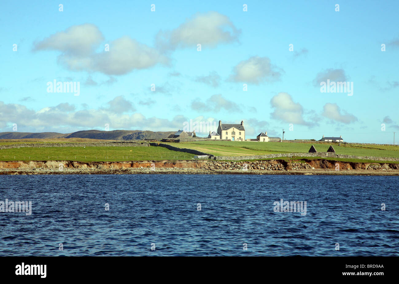 Belmont House, Unst, Shetland Islands, Scotland Stock Photo