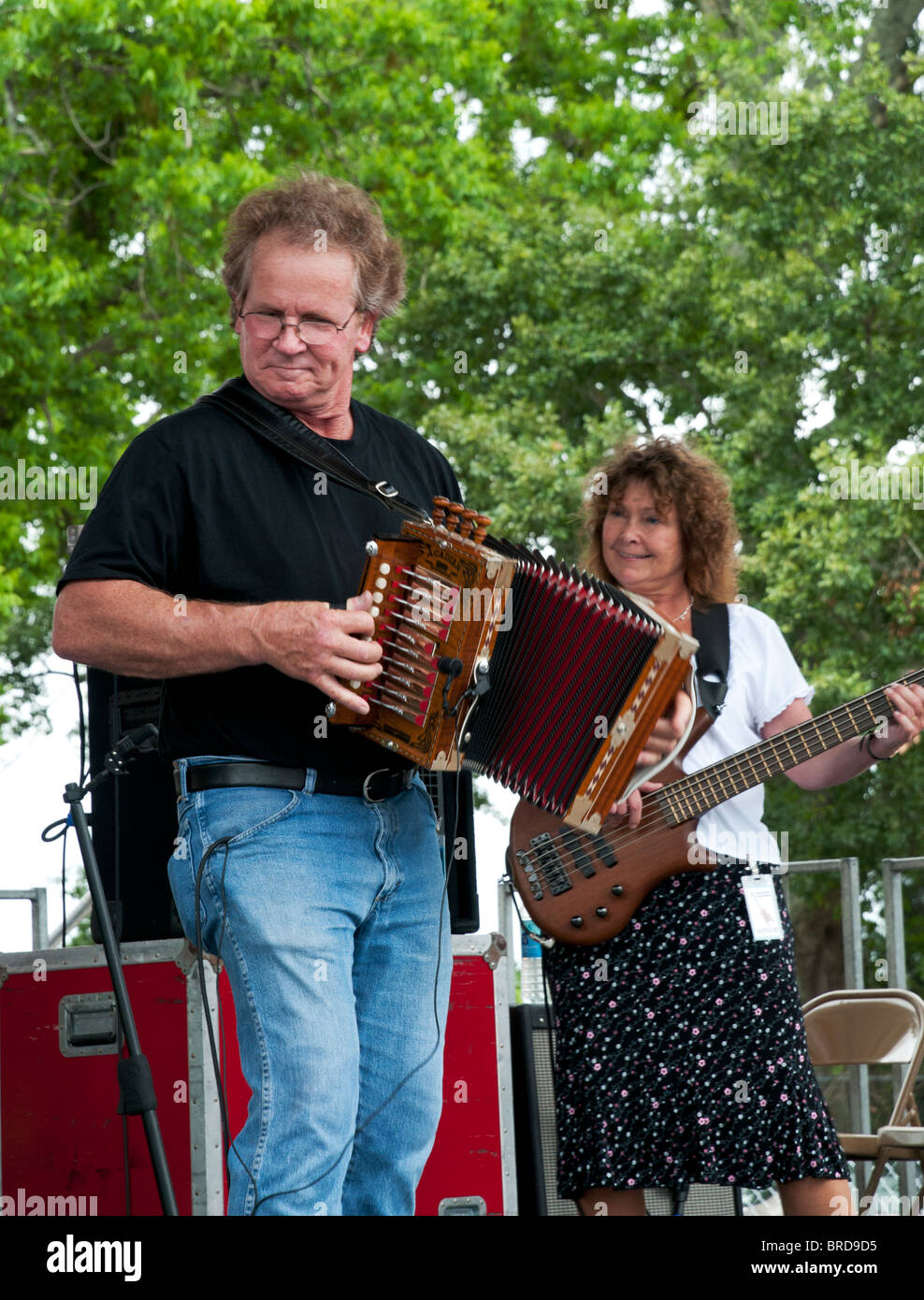 Jesse lege playing cajun accordion musician hi-res stock photography and  images - Alamy