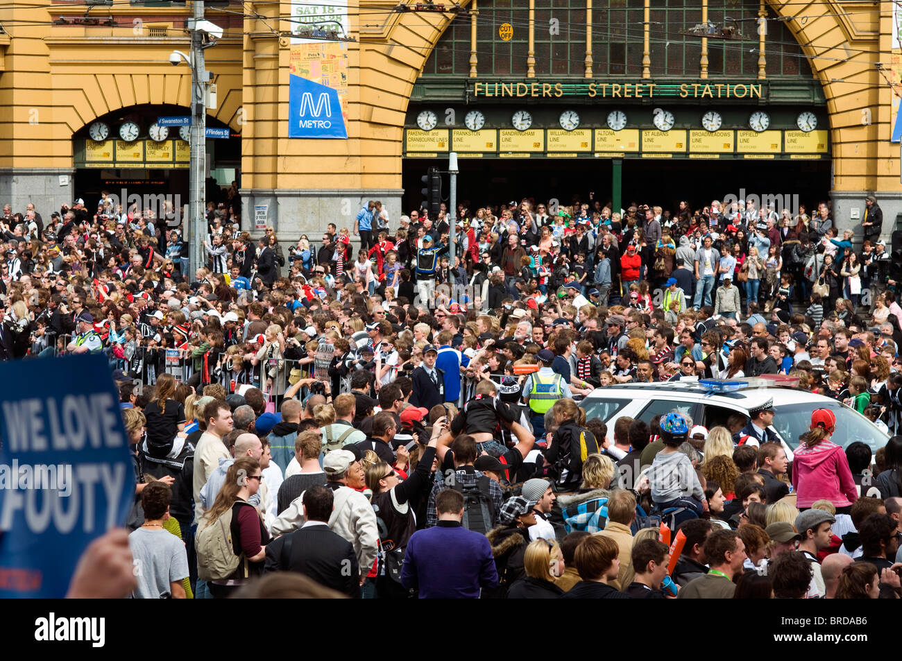 Australian Football League Grand Final Parade, Melbourne, Victoria, Australia Stock Photo - Alamy