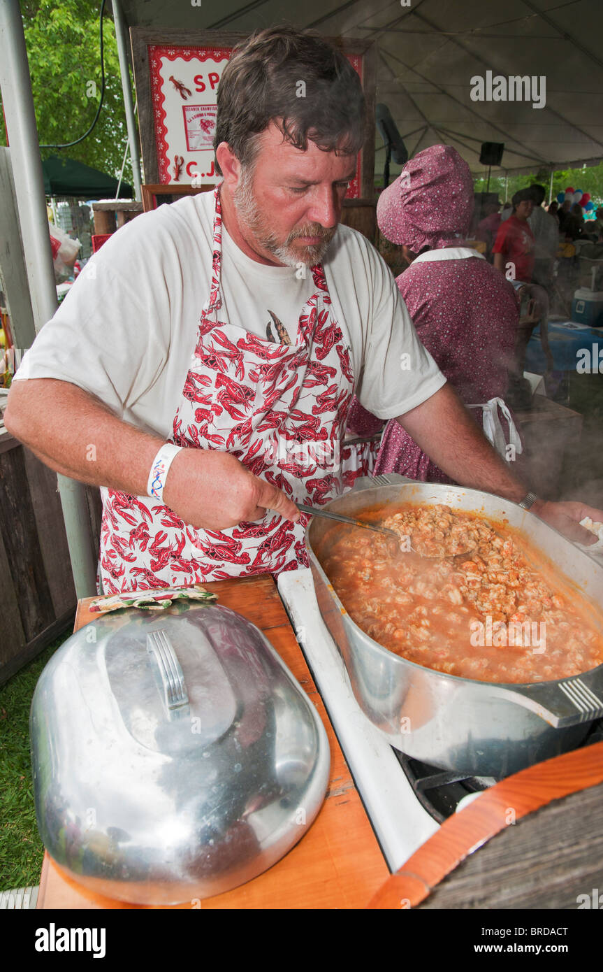 Louisiana, Cajun Country, Breaux Bridge, annual Crawfish Festival