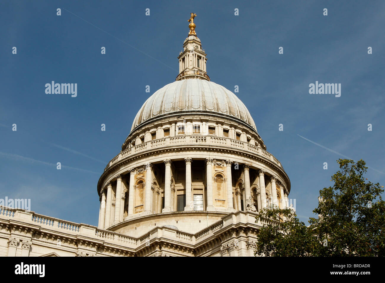The dome of St Paul's Cathedral Stock Photo