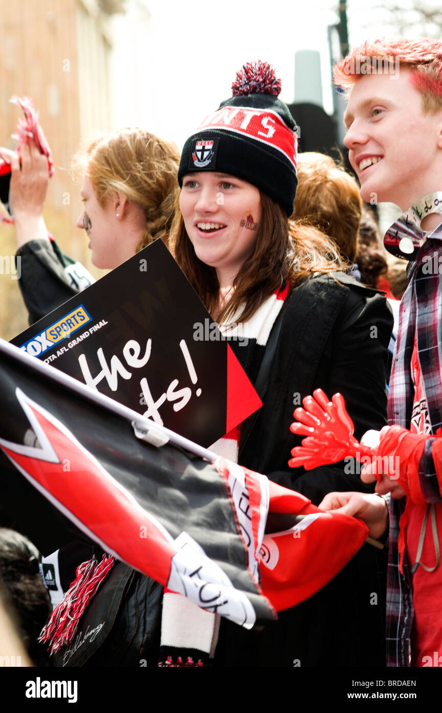 Australian Football League Grand Final Parade, Melbourne, Victoria, Australia Stock Photo - Alamy
