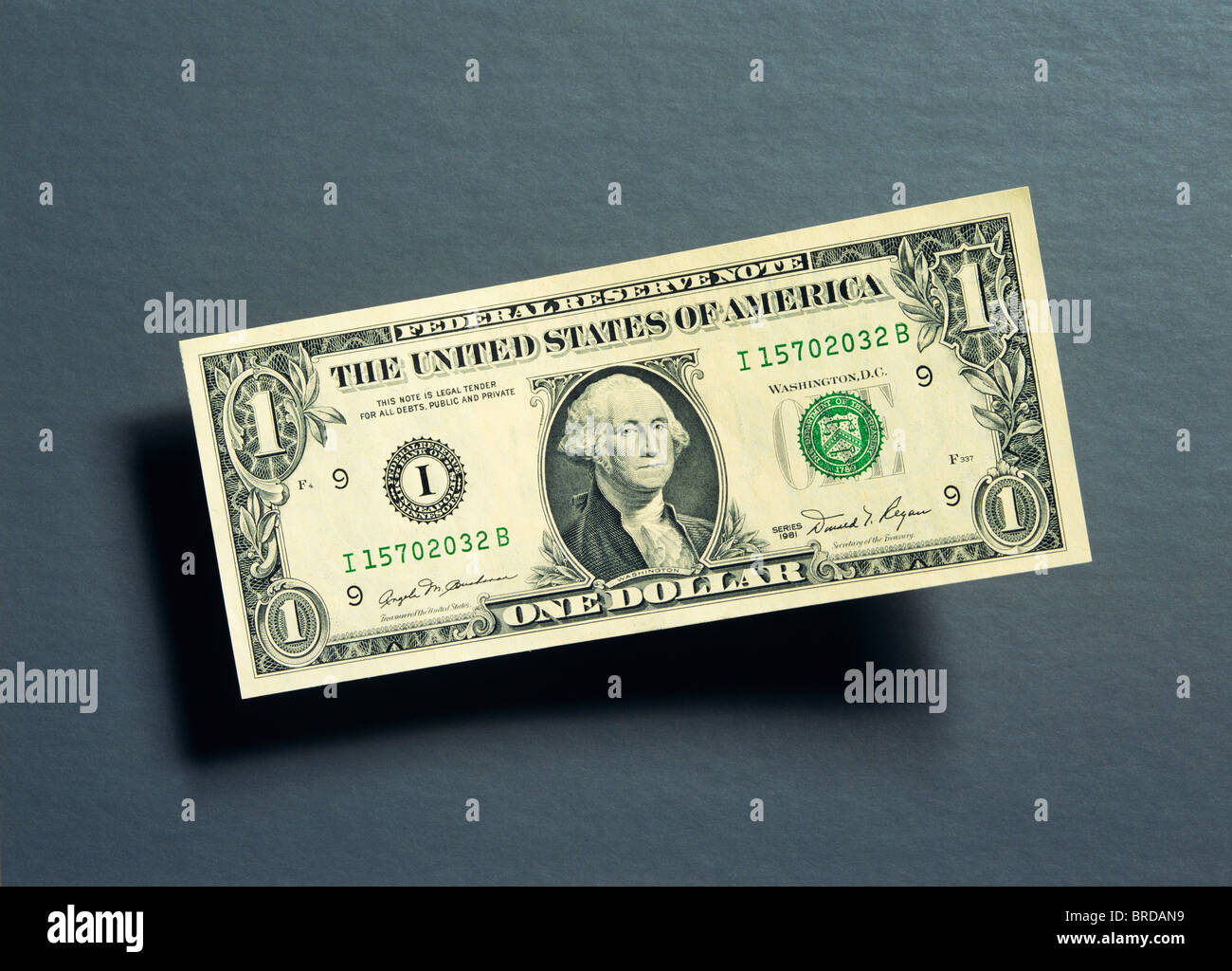 One American Dollar note Stock Photo