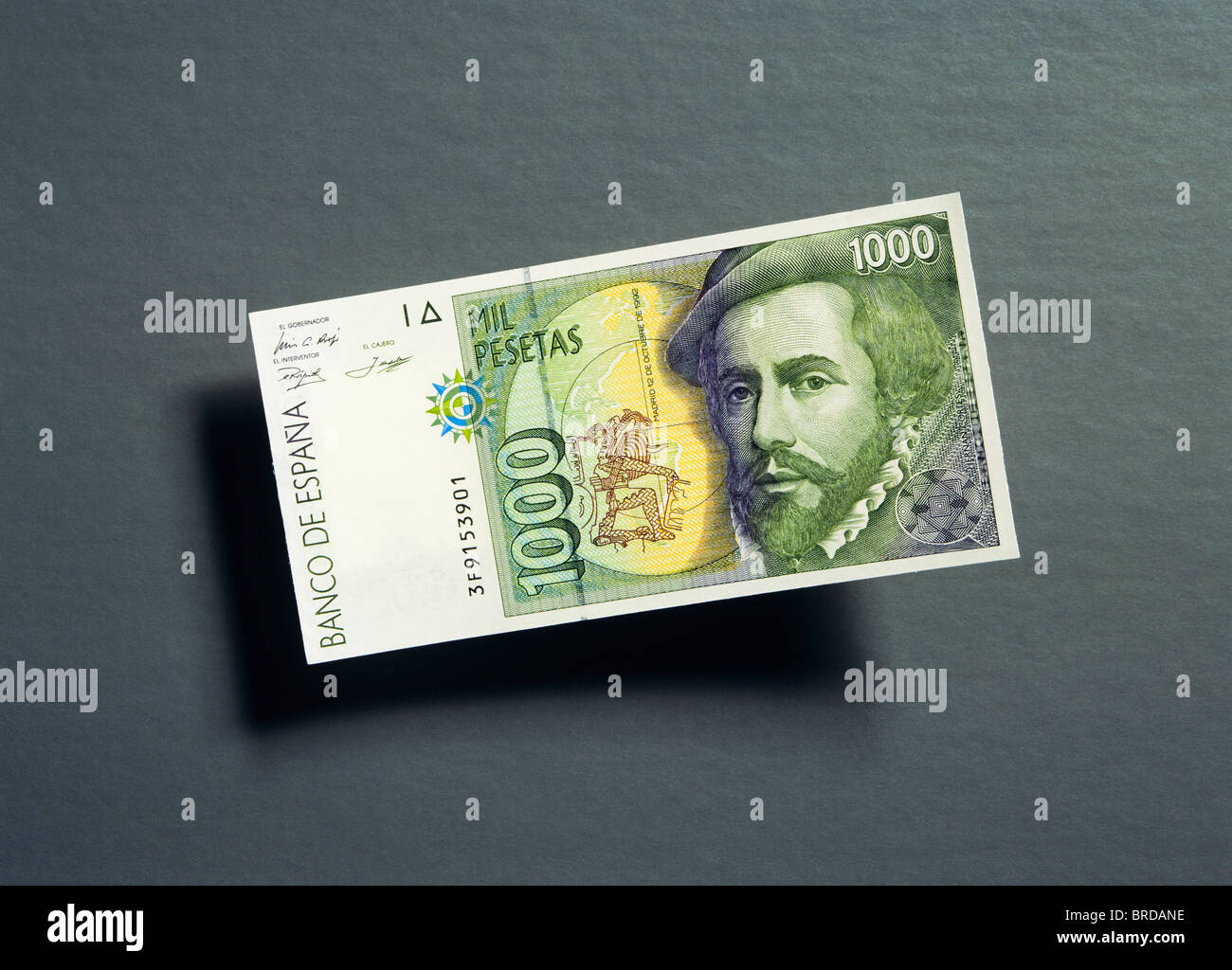 Banknotes one thousand spanish pesetas hi-res stock photography and ...