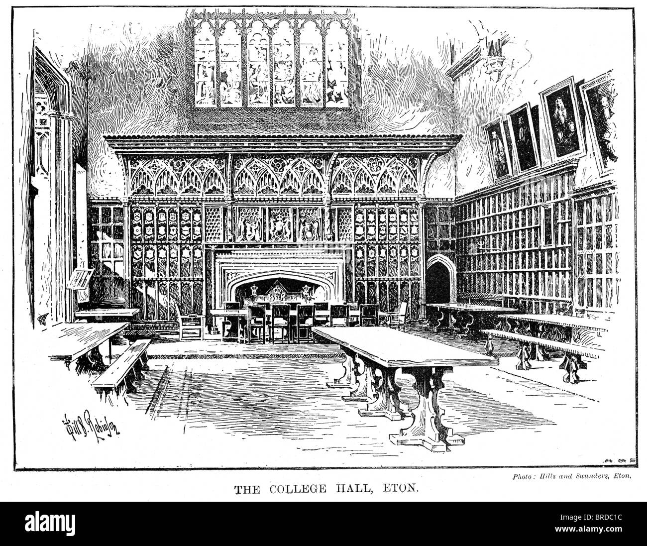 The College Hall, Eton College Stock Photo