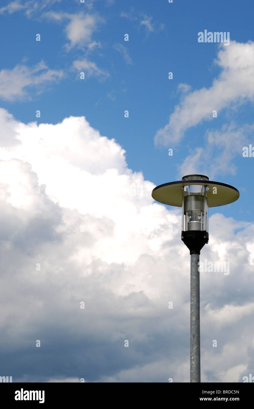 Street Lamp and cloudy Sky Stock Photo