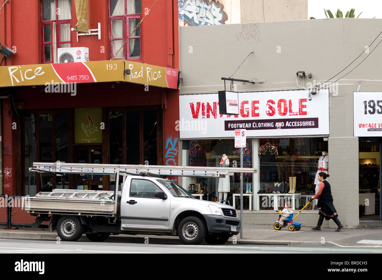 Brunswick Street, Fitzroy, Melbourne, Victoria, Australia Stock Photo Alamy