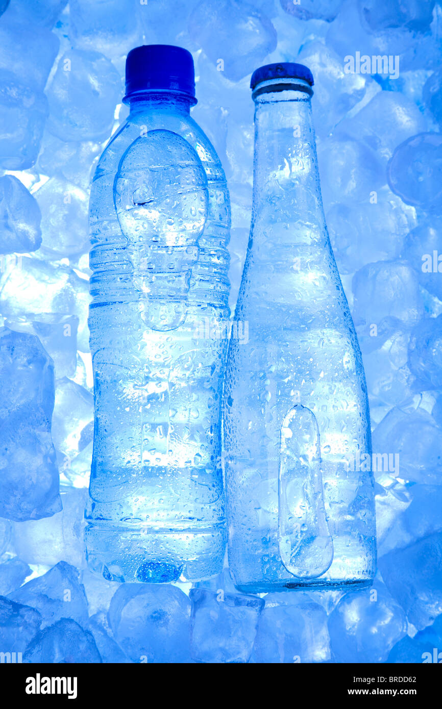 Water with ice Stock Photo - Alamy