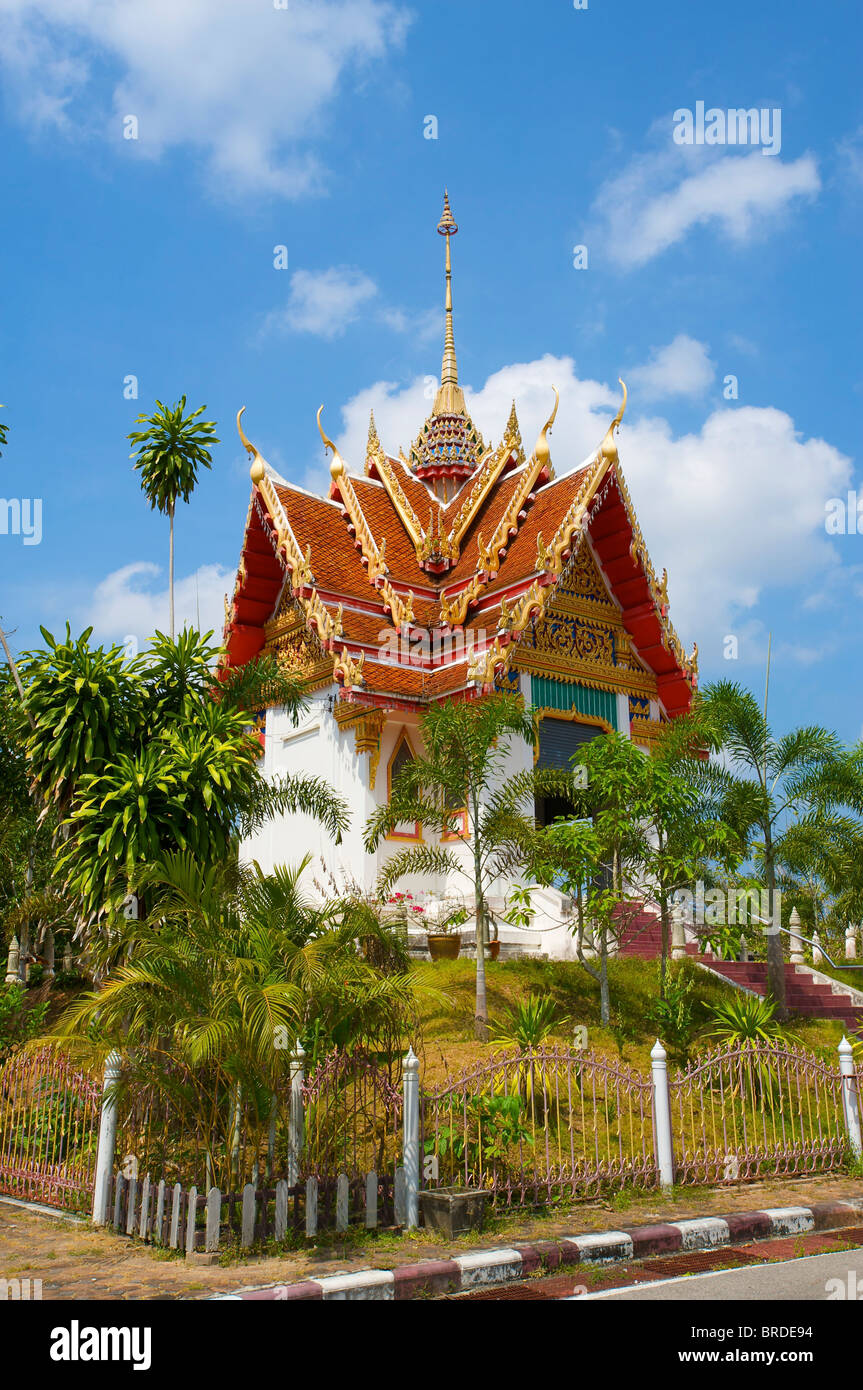 Wat Phra Tong Temple in Thalang, Phuket Island, Thailand Stock Photo