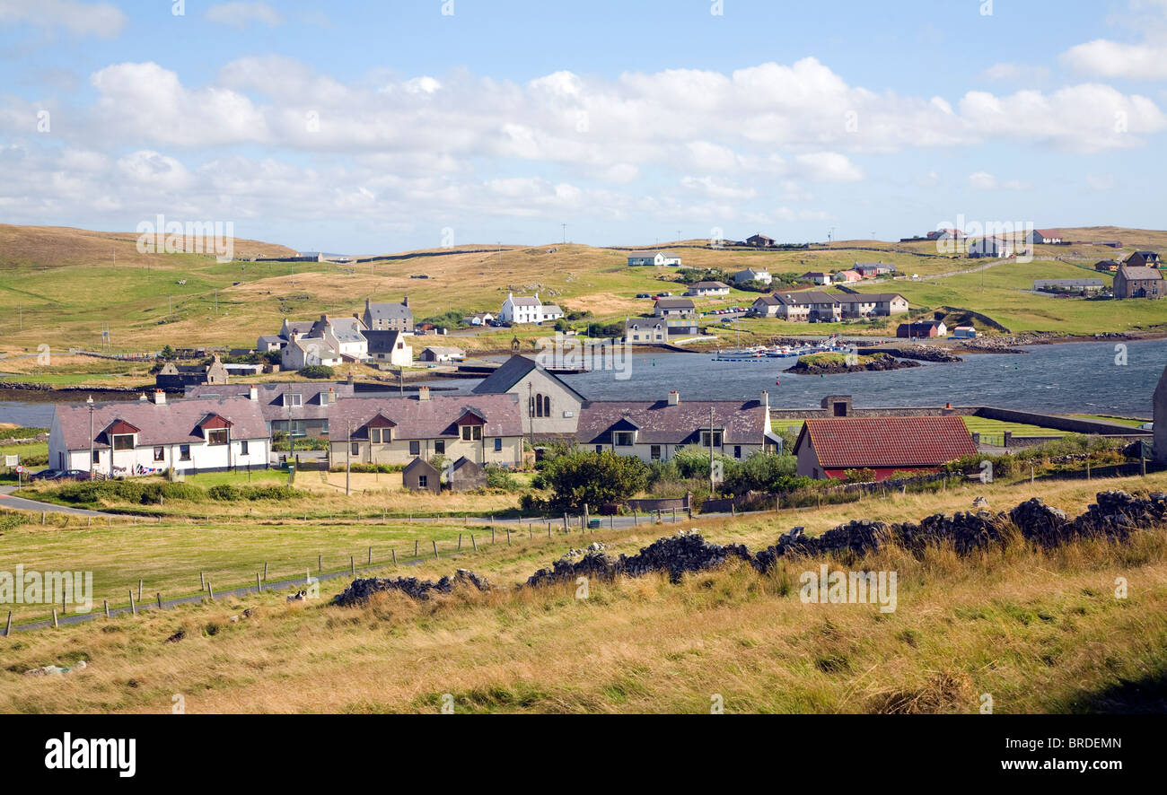 Walls village settlement shetland islands hires stock photography and