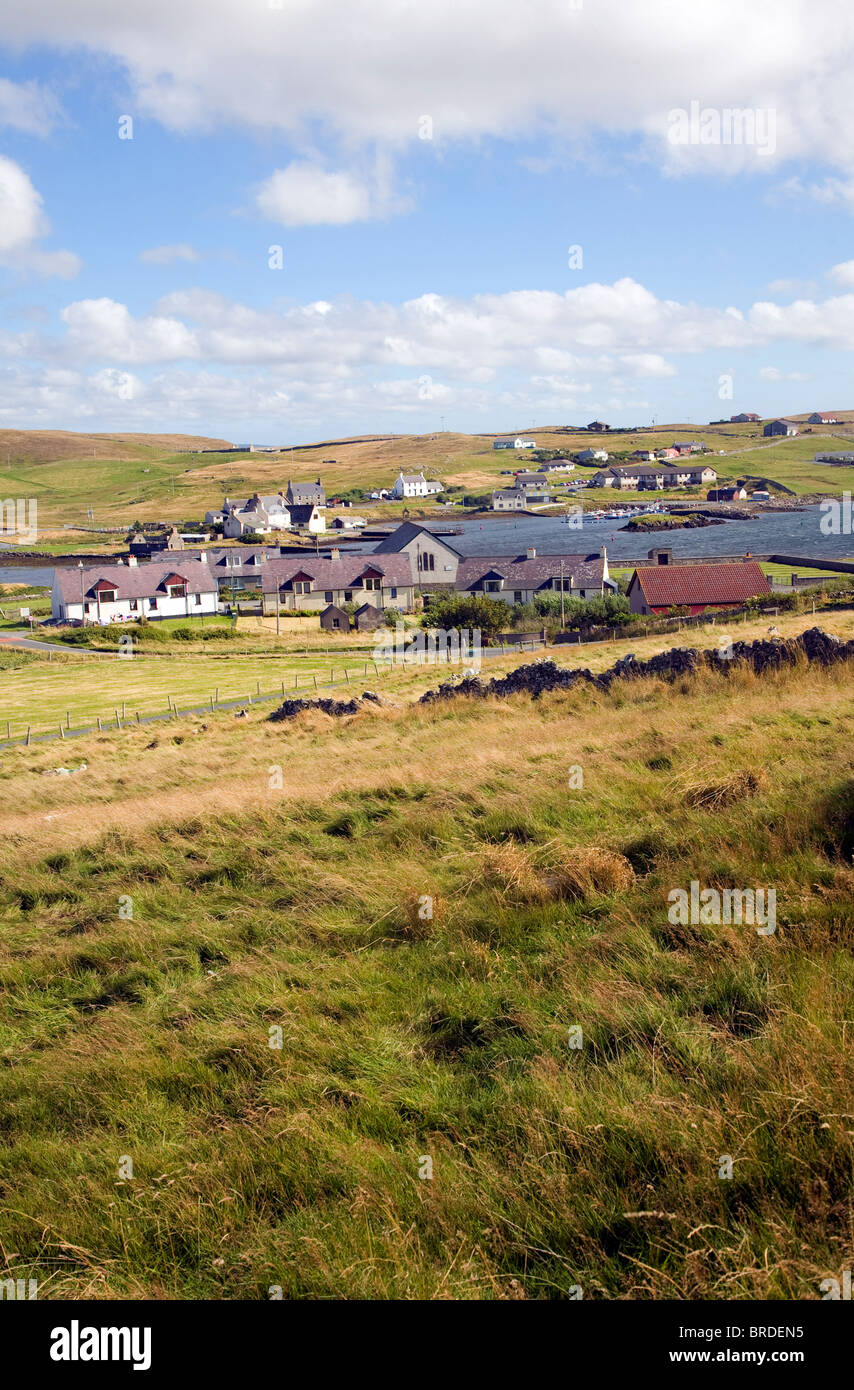 Village of Walls, Mainland, Shetland Islands, Scotland Stock Photo Alamy