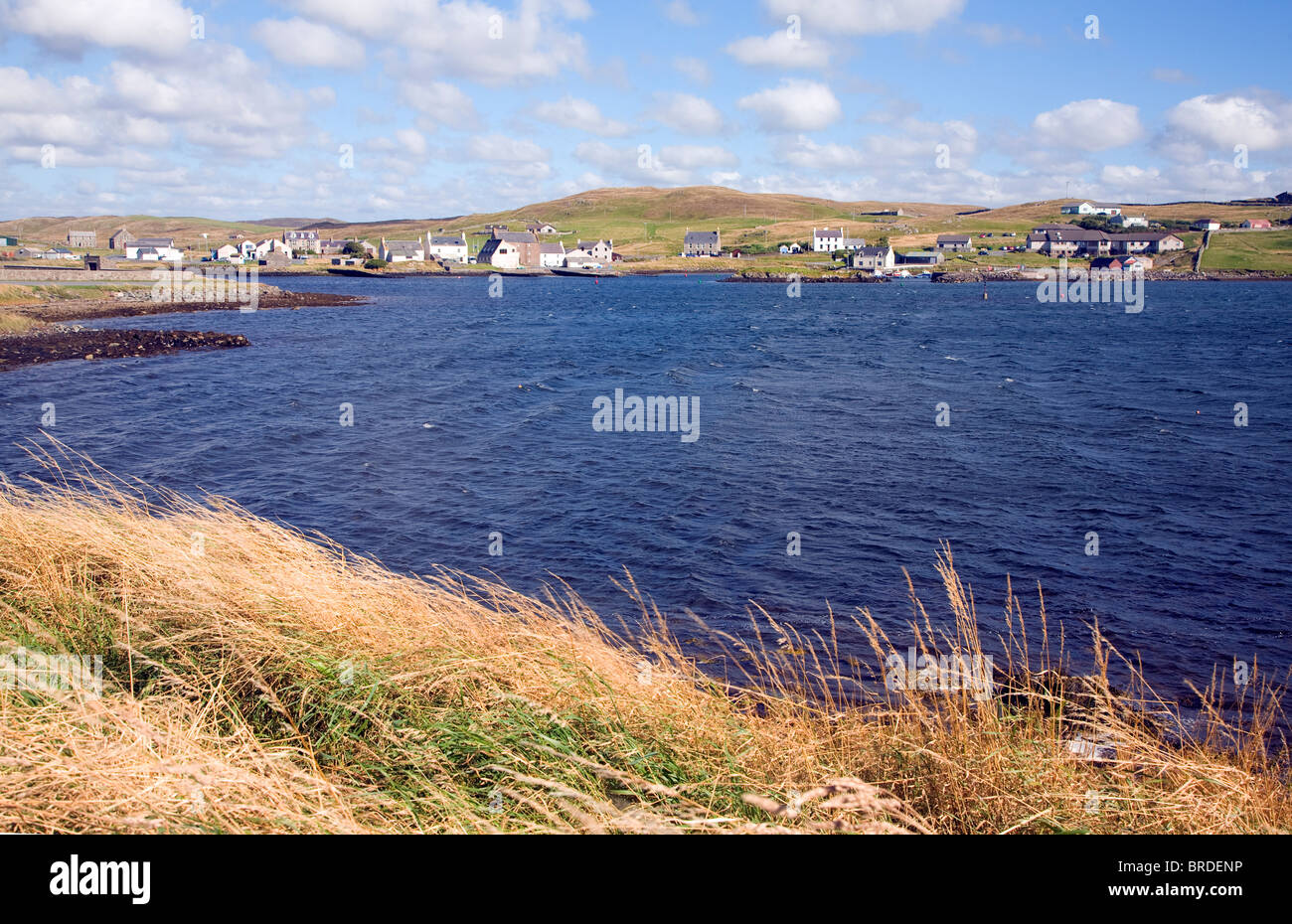 Village of Walls, Mainland, Shetland Islands, Scotland Stock Photo Alamy