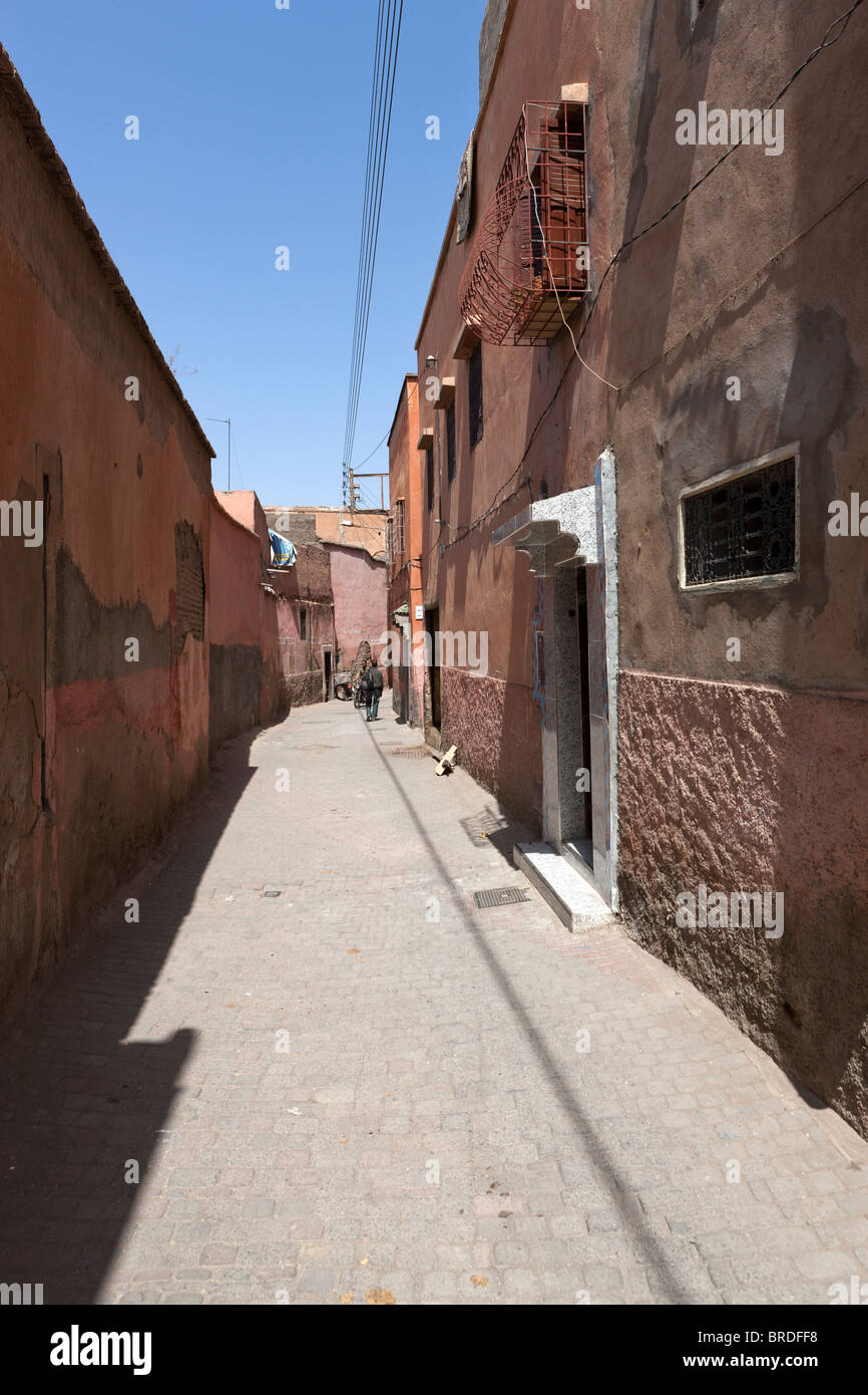 Street in marrakech marrakesh morocco hi-res stock photography and