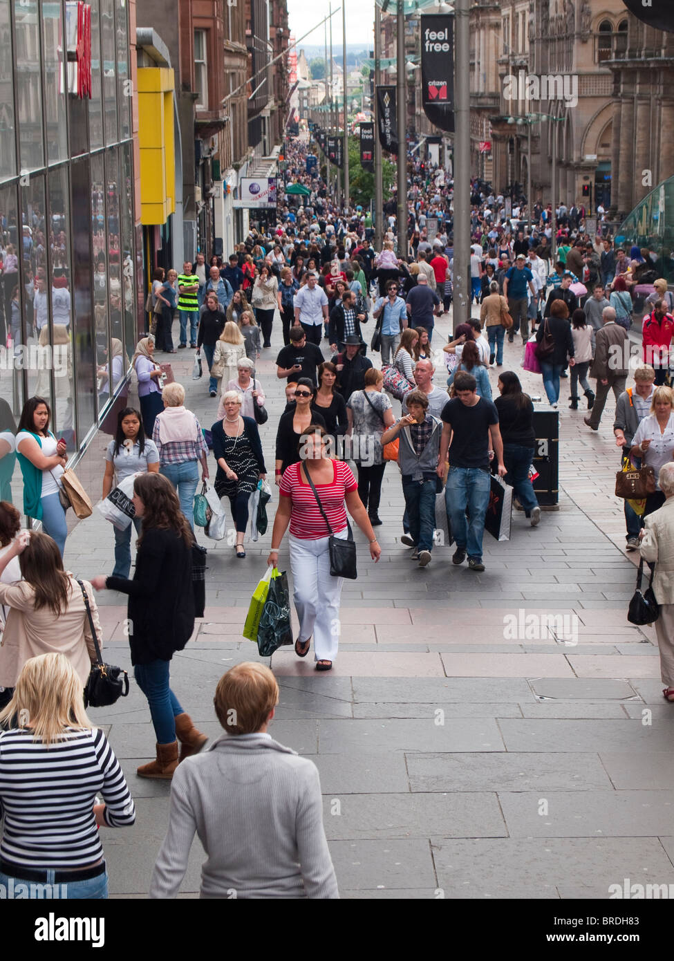 Buchanan street shopping hi-res stock photography and images - Alamy