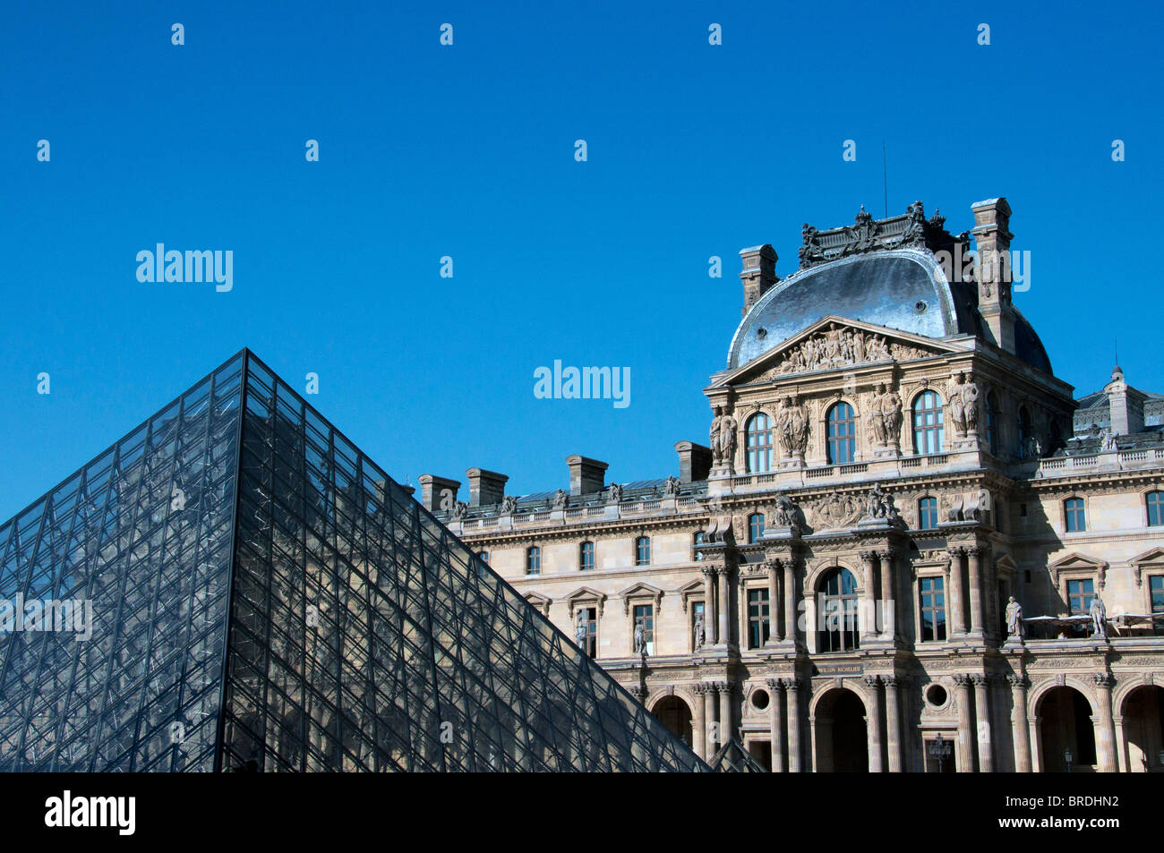 The Louvre Museum.Paris.France. Stock Photo