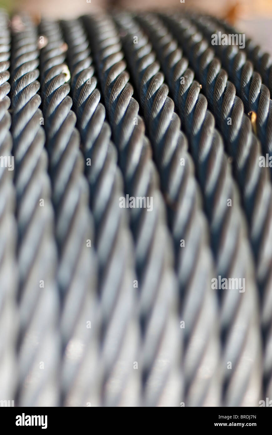Steel Rope Pattern Steel rope as art Stock Photo - Alamy