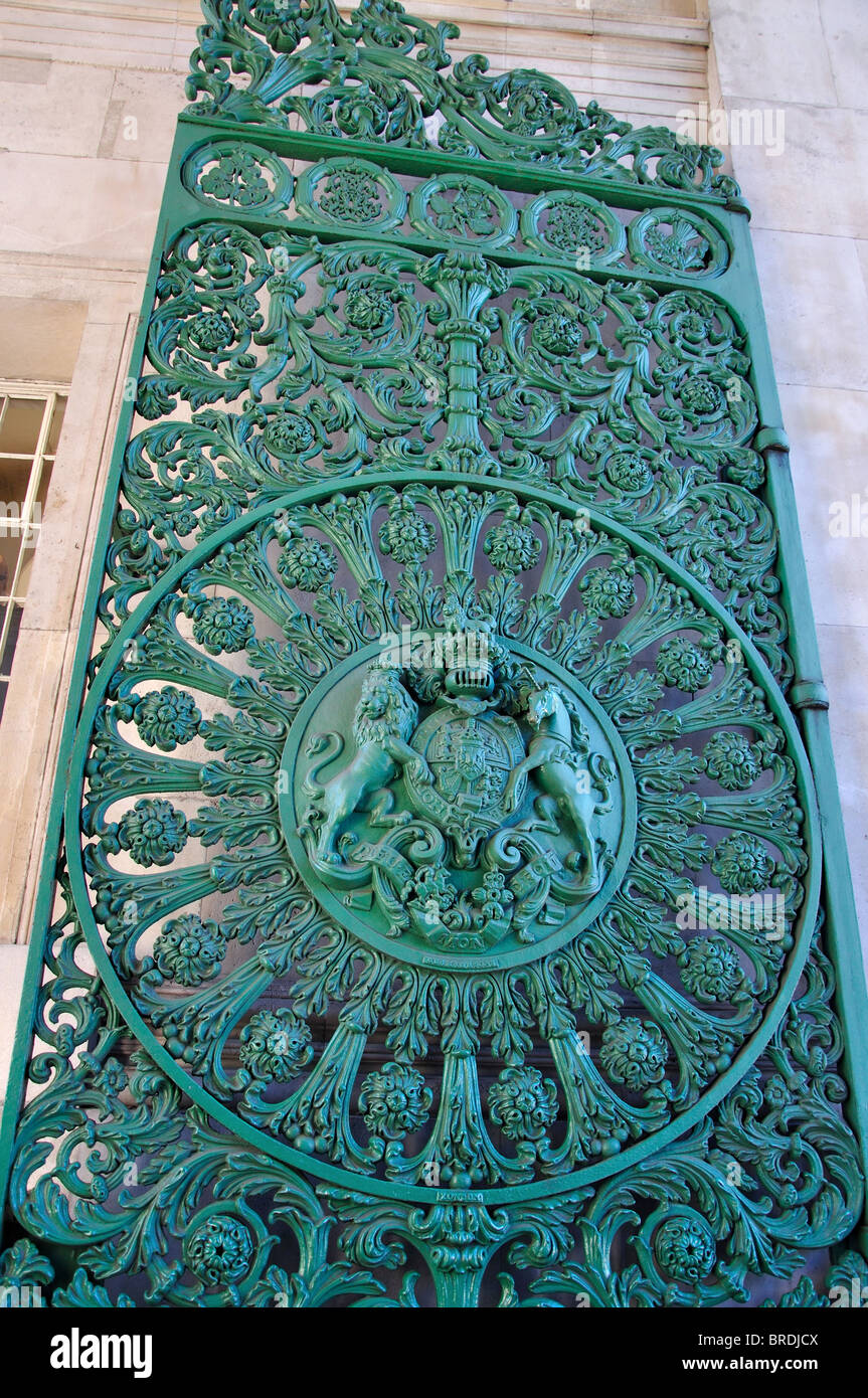 Ornate gate, Hyde Park Corner, City of Westminster, London, England, United Kingdom Stock Photo