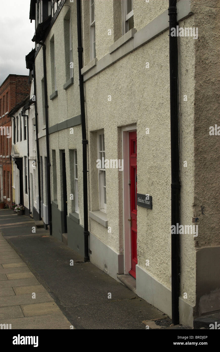 Period architecture Broad Street, Ludlow, Shropshire Stock Photo Alamy