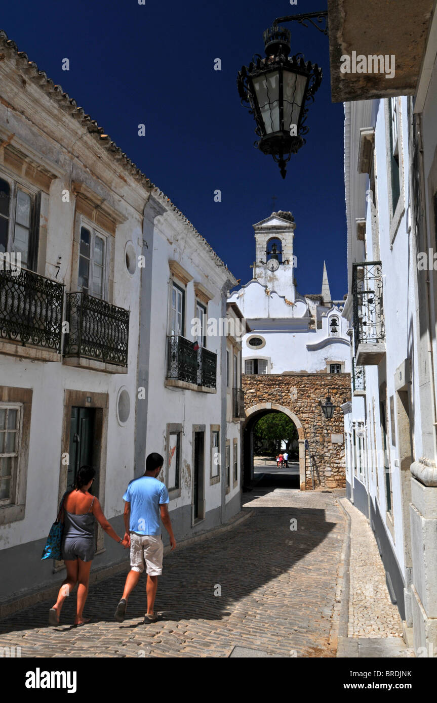 Old Town, Faro, Portugal Stock Photo Alamy