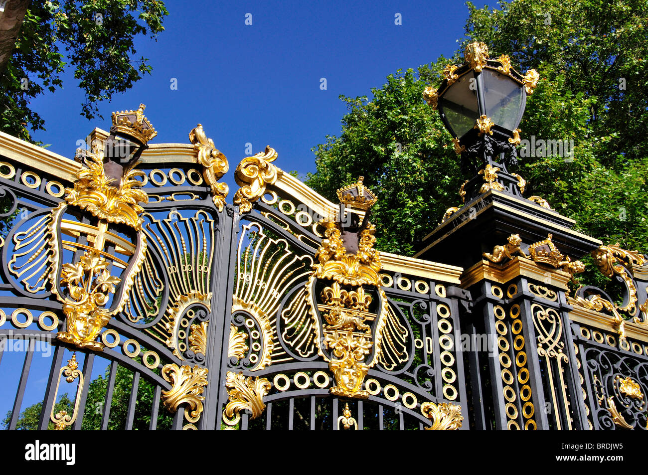 The Canada Gate, The Green Park, City of Westminster, Greater London, England, United Kingdom Stock Photo