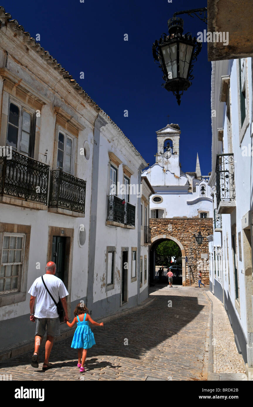 Old Town, Faro, Portugal Stock Photo