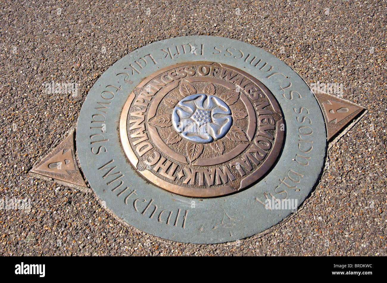 Princess of Wales Memorial Walk, St. James's Park, St. James's, City of Westminster, Greater London, England, United Kingdom Stock Photo