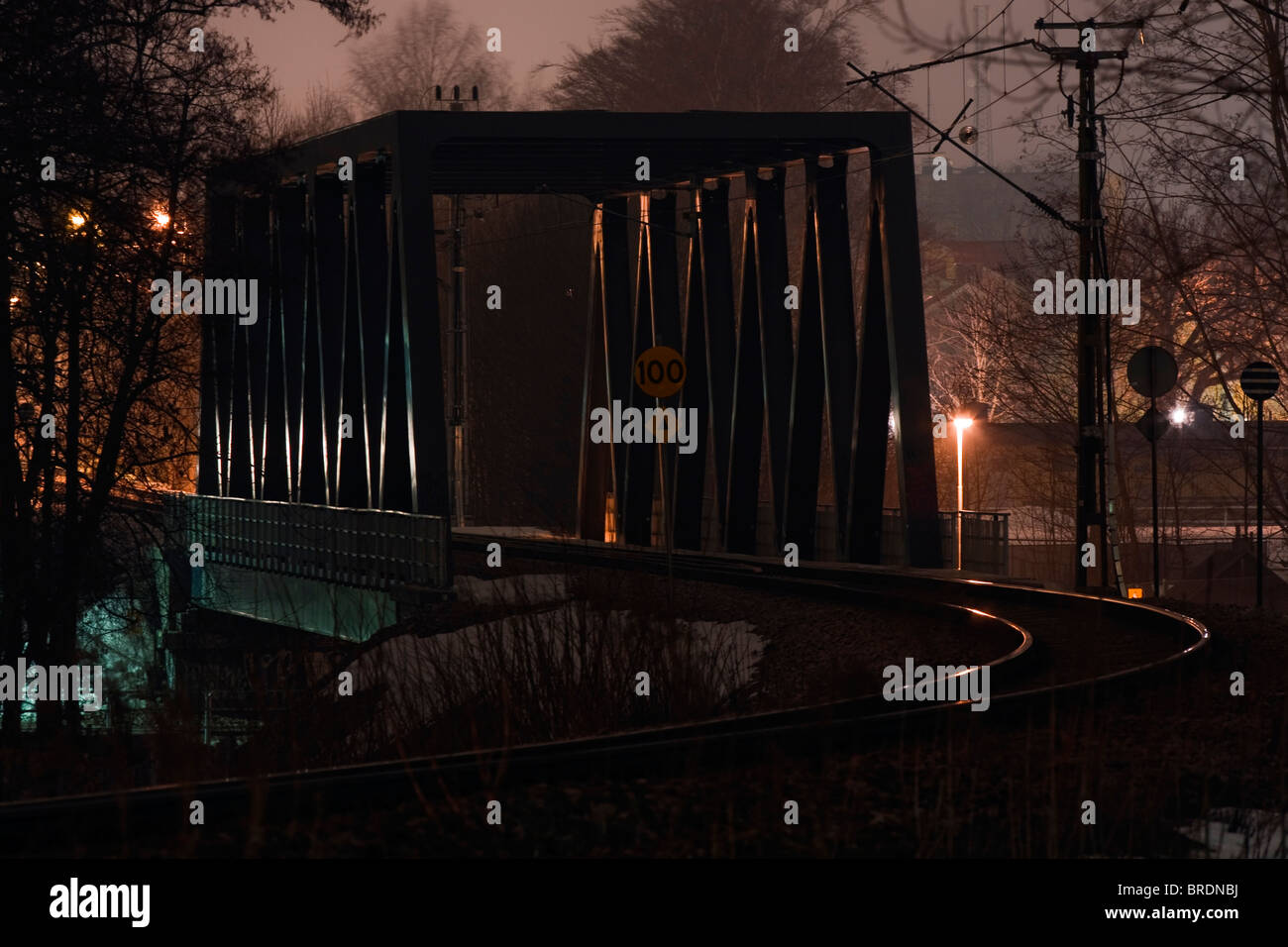 Iron railway bridge hi-res stock photography and images - Alamy