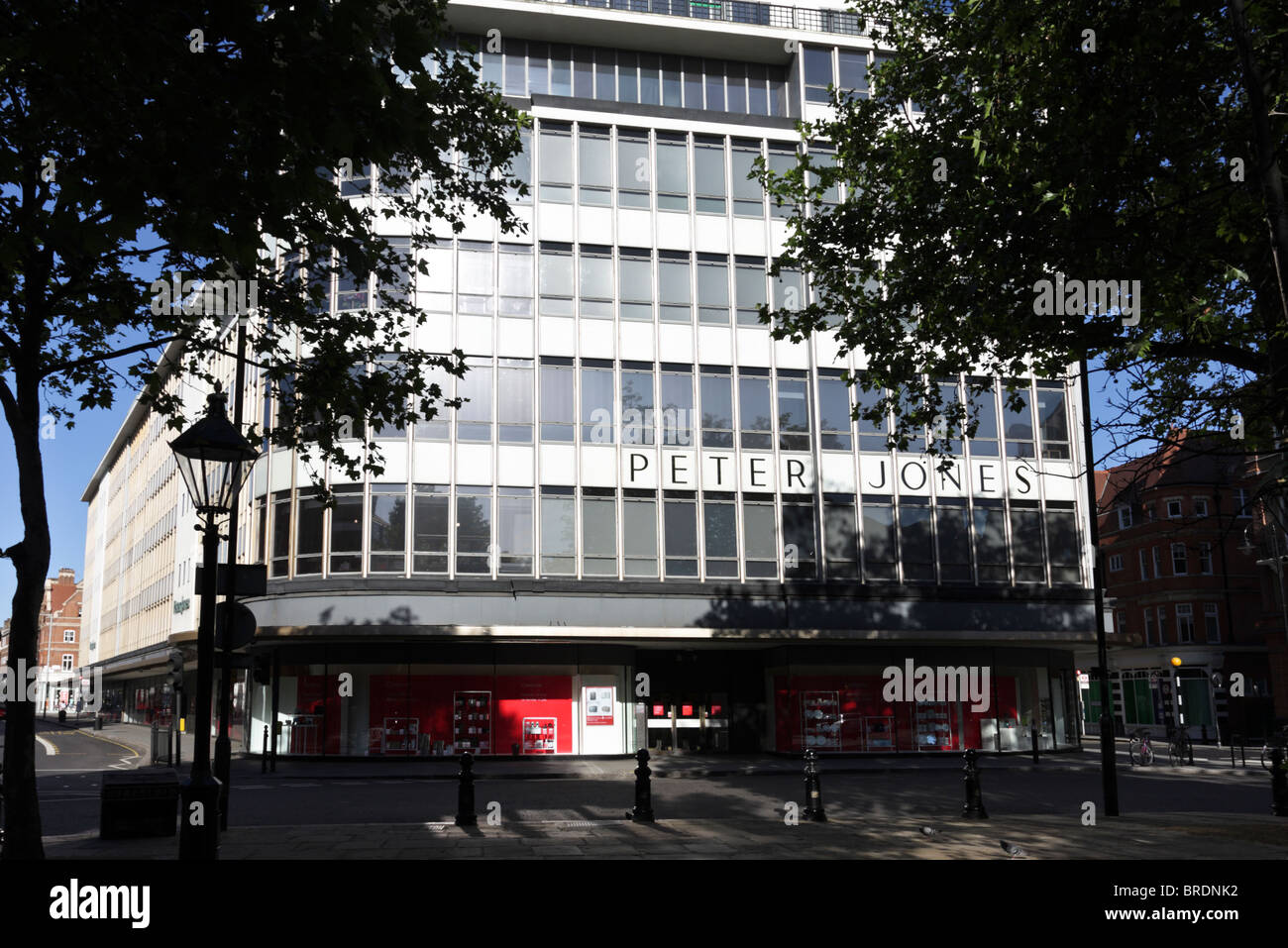 An easterly aspect of the Peter Jones department store viewed from