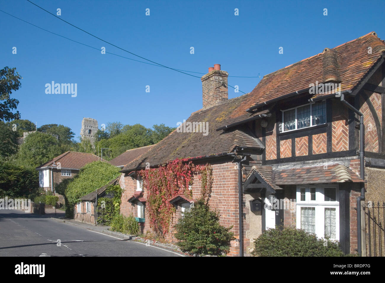 Bramber village in west sussex Stock Photo Alamy