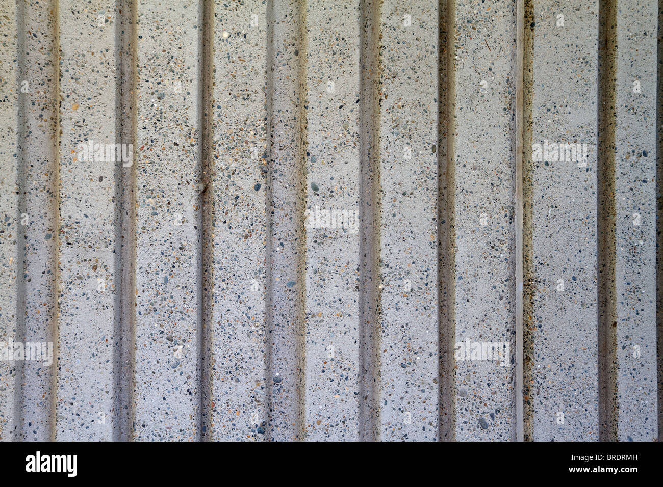 Gray Deep wide vertical grooved concrete wall Stock Photo Alamy