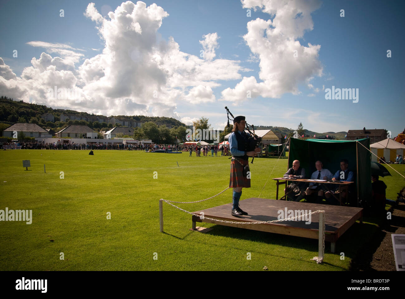 The Oban Show in Argyle & Bute, Scotland. Agricultural show with cattle