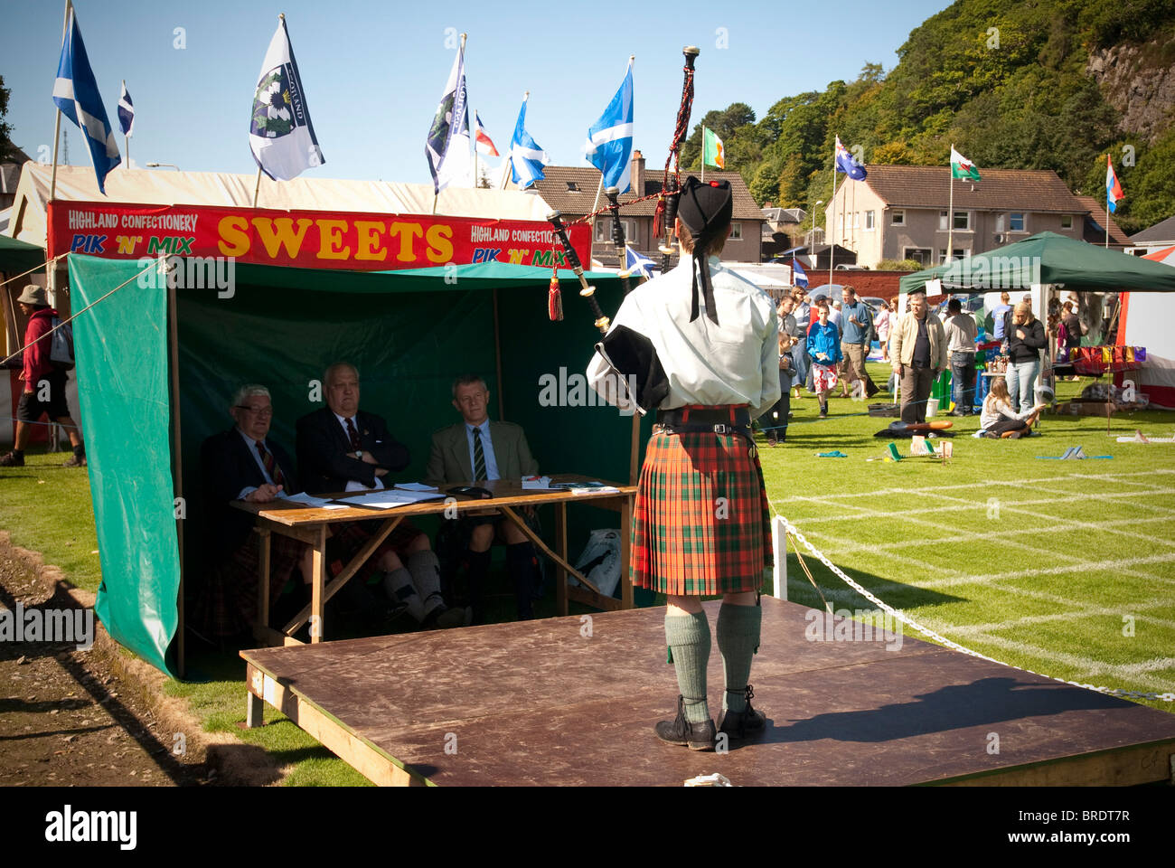 The Oban Show in Argyle & Bute, Scotland. Agricultural show with cattle