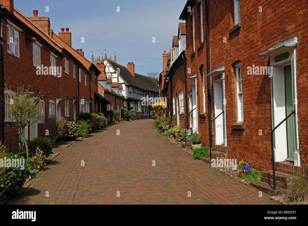 Malt Mill Lane, Alcester, Warwickshire, England Stock Photo Alamy