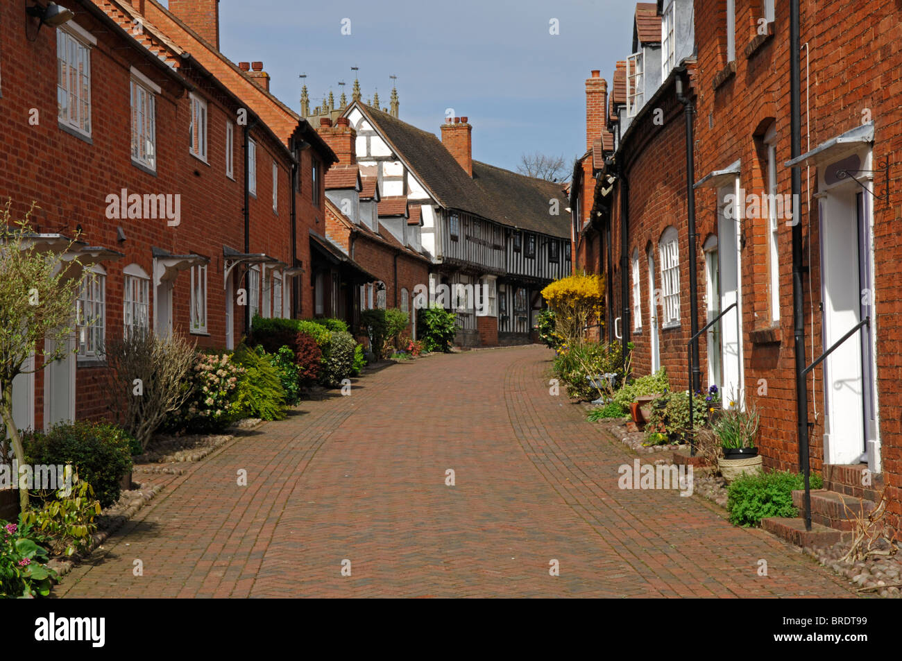 Malt Mill Lane, Alcester, Warwickshire, England Stock Photo Alamy