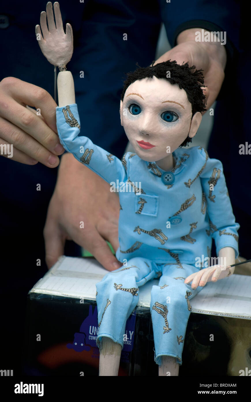 Puppet promoting a show at the Edinburgh Festival Fringe, Scotland Stock Photo Alamy