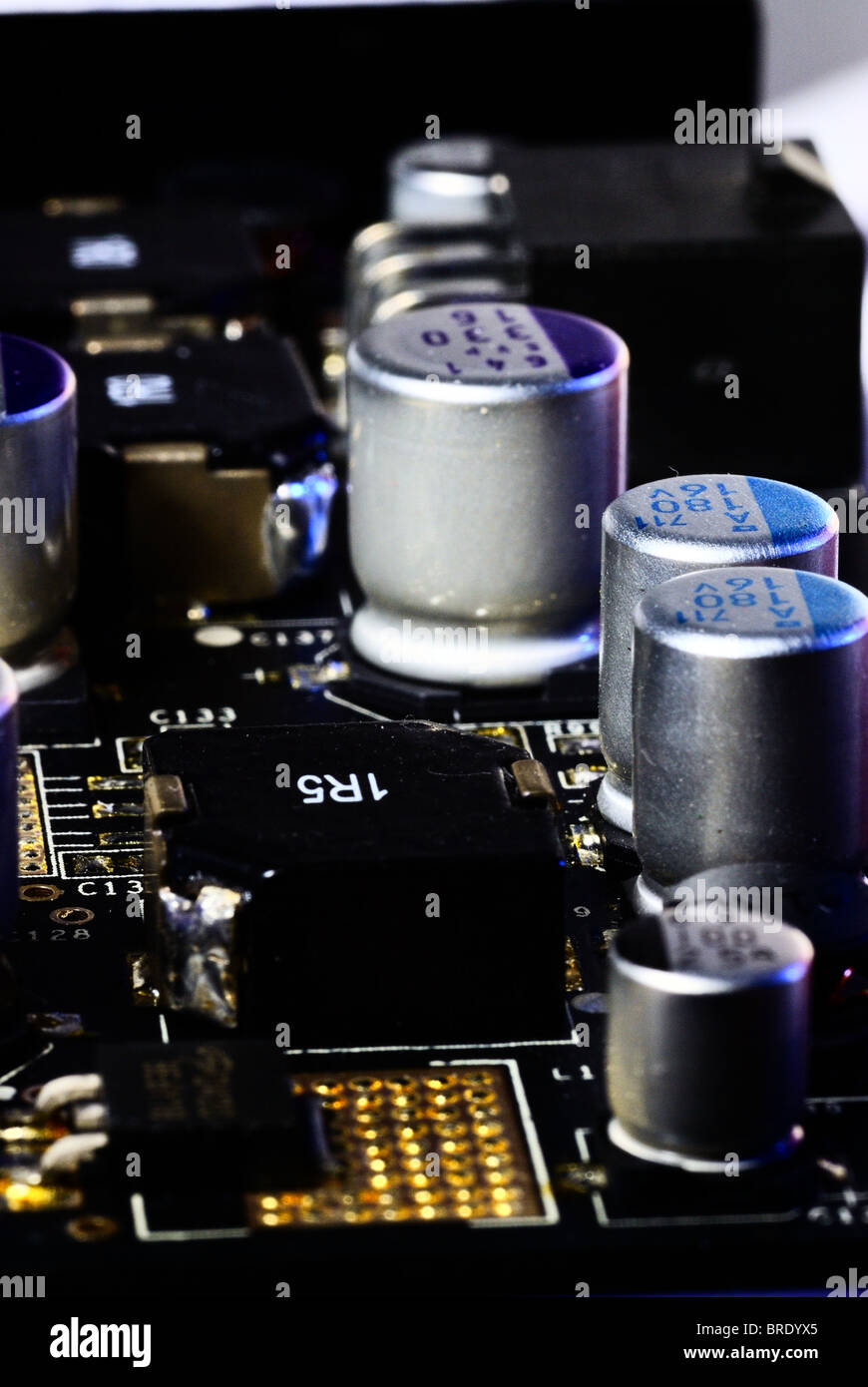 An macro photograph of a nvidia graphics card Stock Photo Alamy