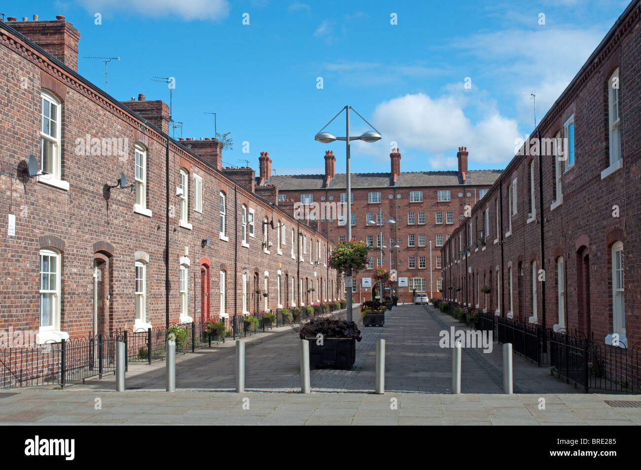 Rows of terraced property,Ancoats,Manchester Stock Photo Alamy