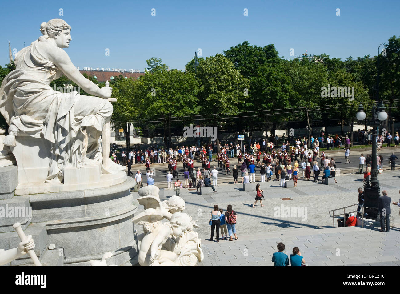 Wien, Blasmusikfestival Stock Photo