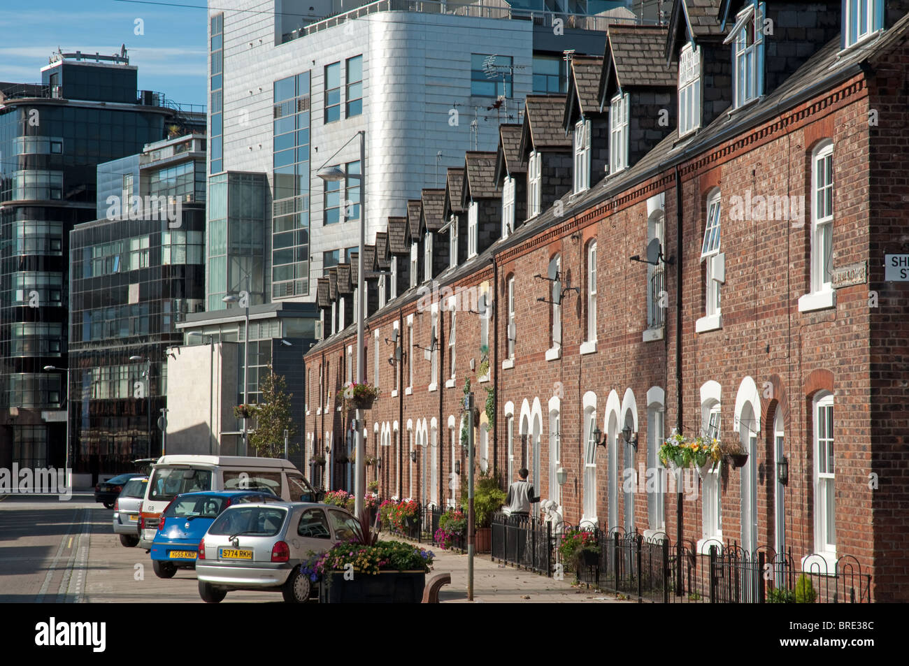 Victorian terraced property, Leigh Street,Ancoats,Manchester,UK