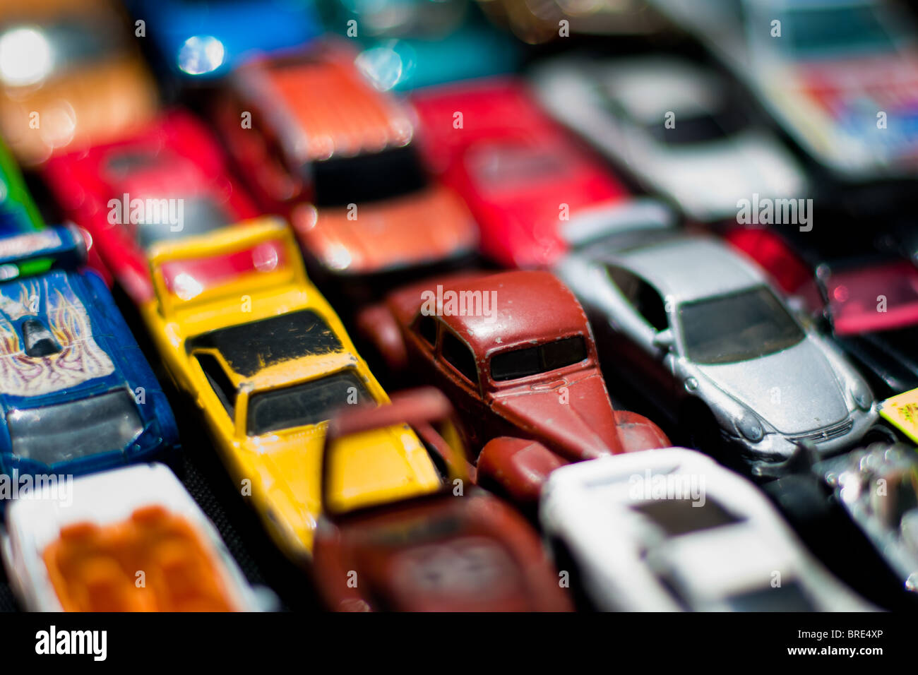 Toy cars, Bogota, Colombia. Stock Photo