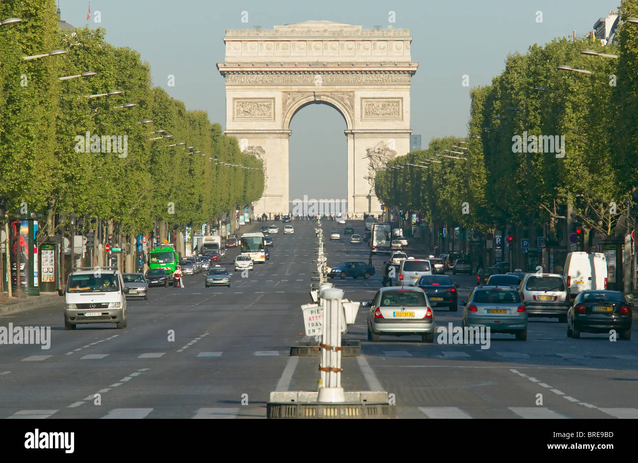 File:Avenue des Champs-Elysées from top of Arc de triomphe Paris