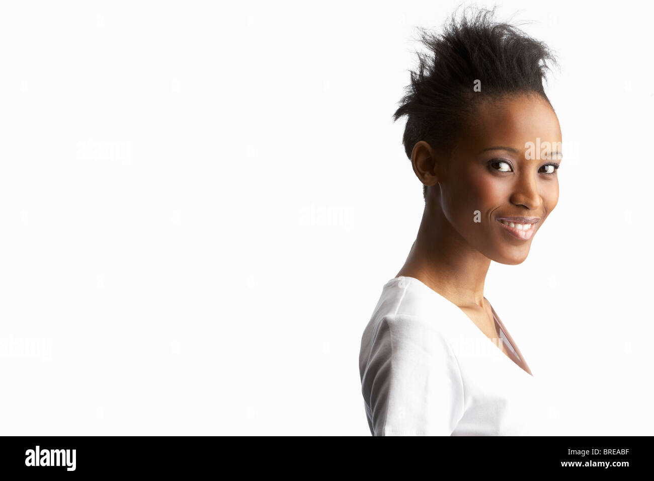 Profile portrait african woman Cut Out Stock Images & Pictures - Alamy