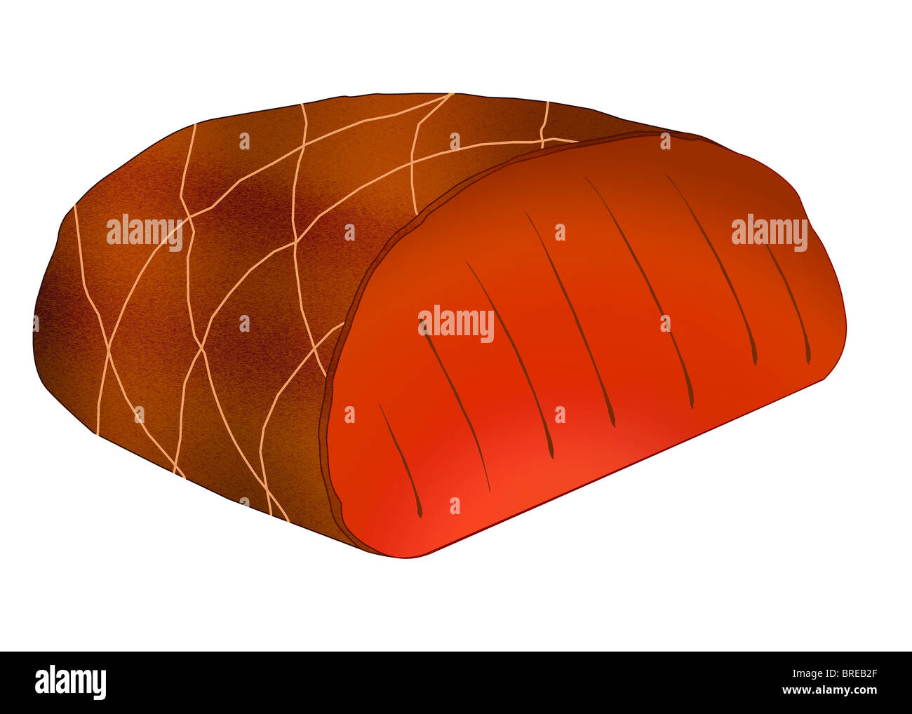 Roast beef illustration hires stock photography and images Alamy