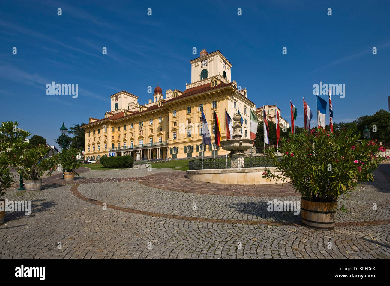 Esterhazy Castle, Eisenstadt, Hauptstrasse, Burgenland, Austria, Europe Stock Photo