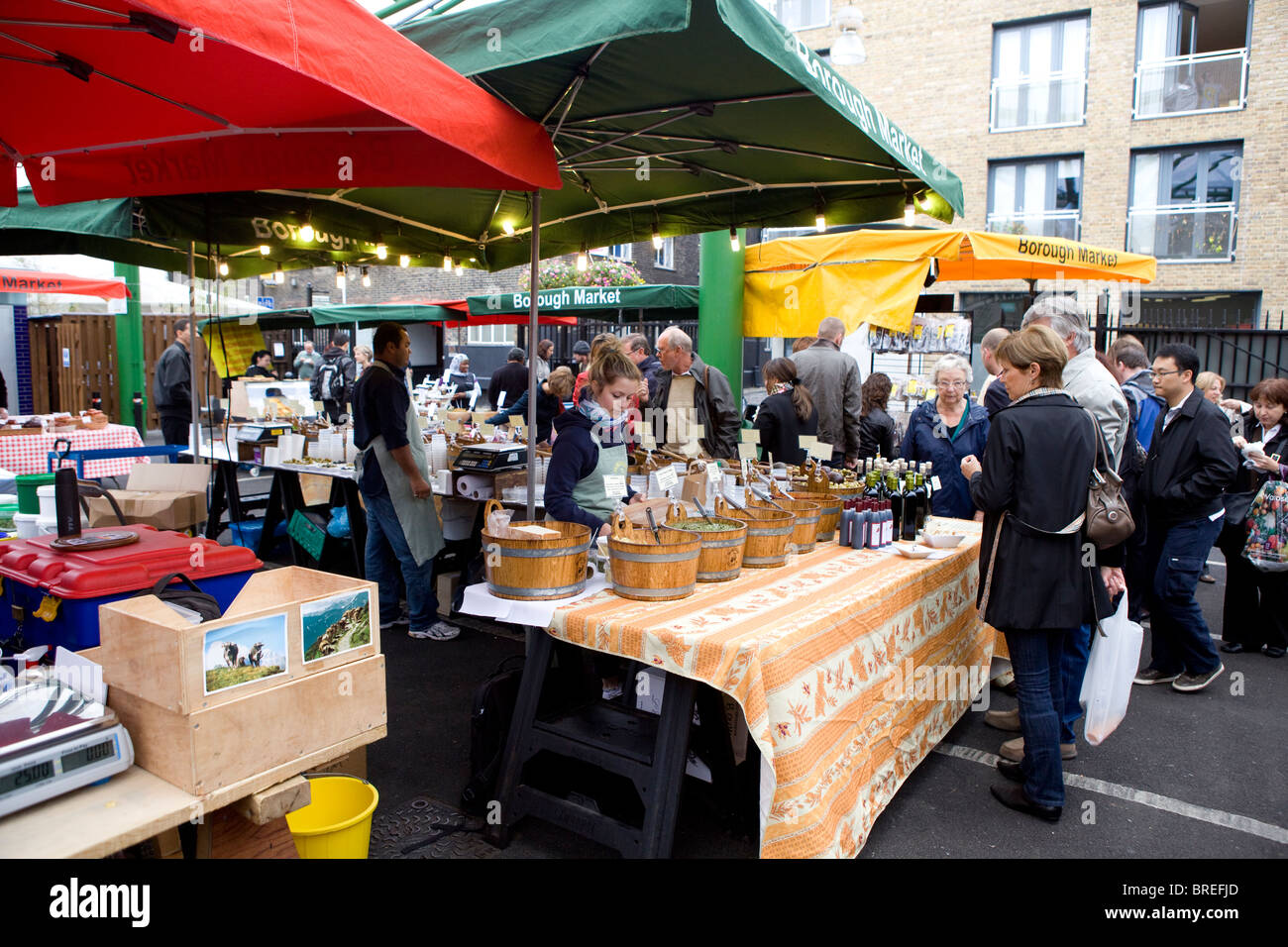 Borough Market, London, UK Stock Photo